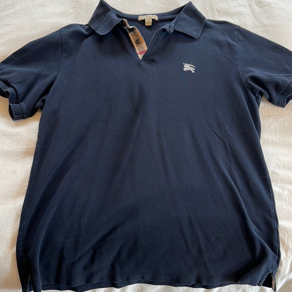 Burberry Navy Polo